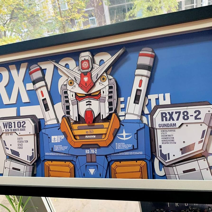 Amazon.co.jp: AooCare 機動戦士ガンダム 画 周辺 グッズ 立体絵